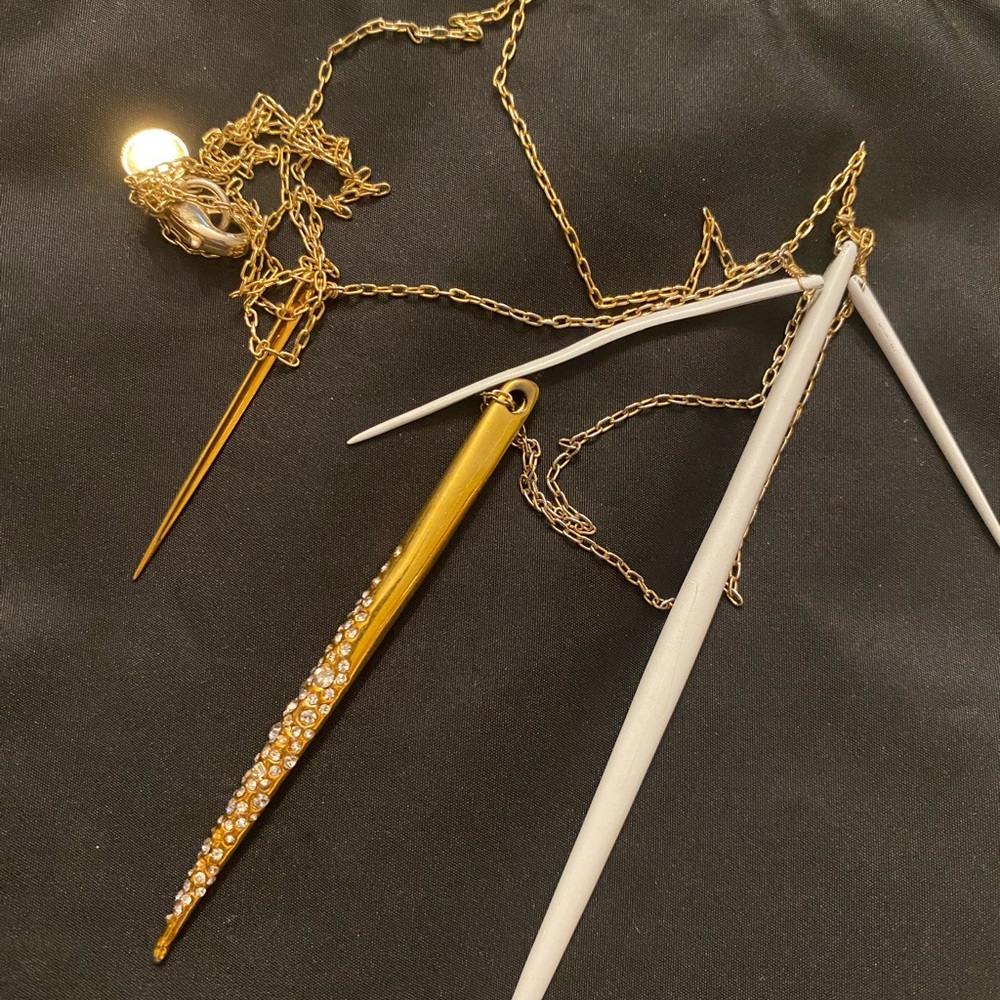 Alexis Bittar Gold and Silver Necklace